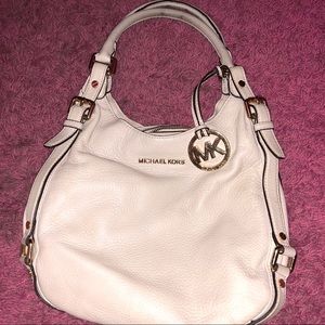 White Michael Kors purse